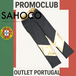 Дамски клин Sahoco черно със златно, 100% полиестер, размер S, Португалия